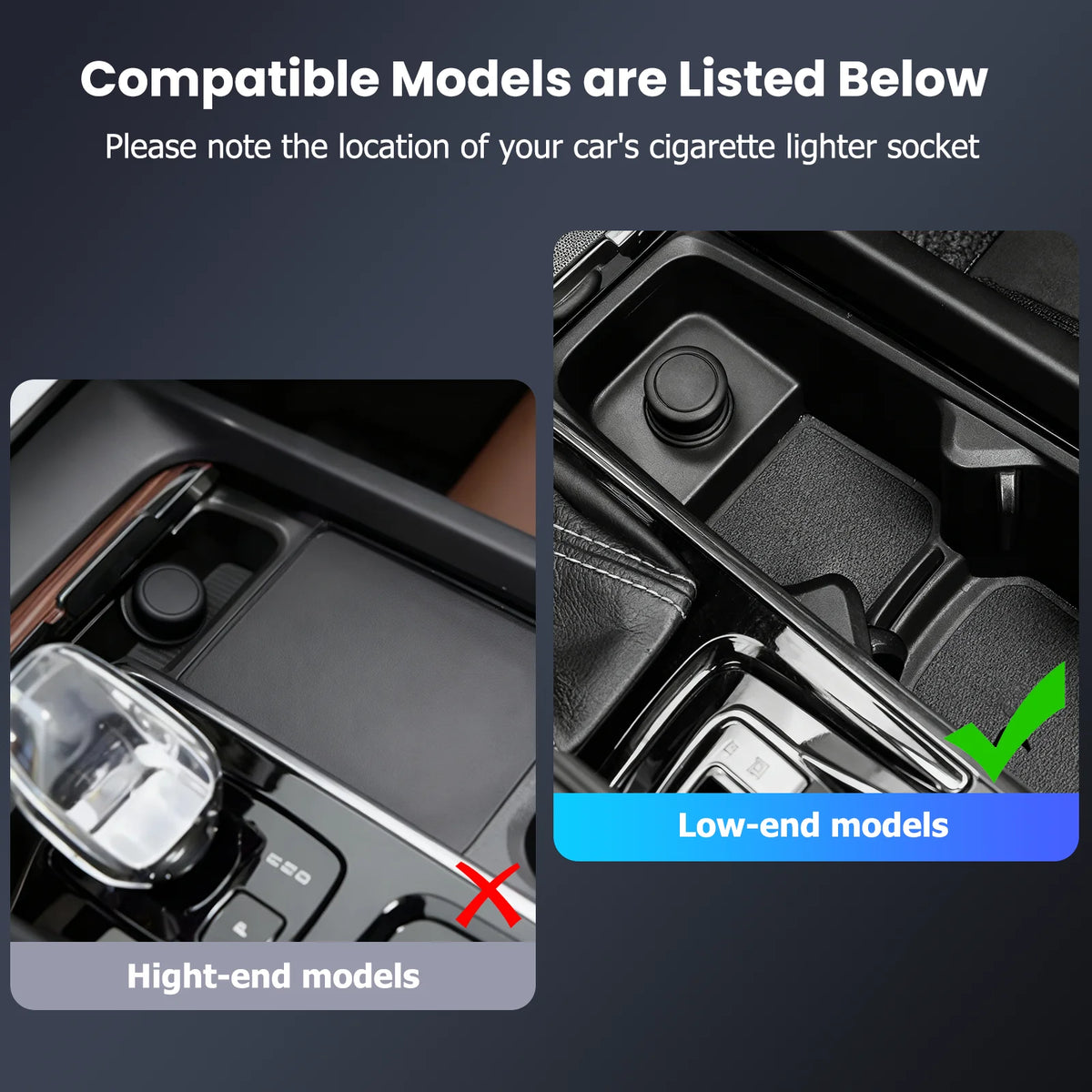 Car Docking Station For Volvo XC60 XC90 S60 S90 V60 V90 Magnetic Adsorption Wireless Charging Holde Fast-Charging Not for 2026