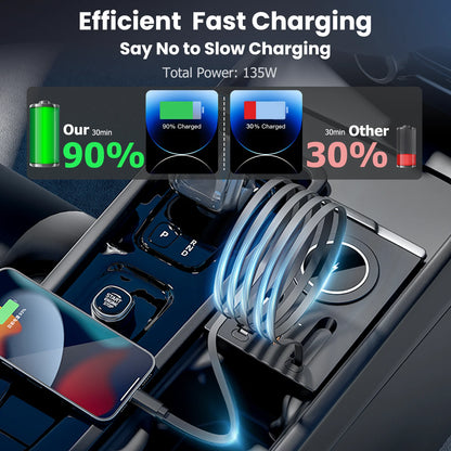 Car Docking Station For Volvo XC60 XC90 S60 S90 V60 V90 Magnetic Adsorption Wireless Charging Holde Fast-Charging Not for 2026